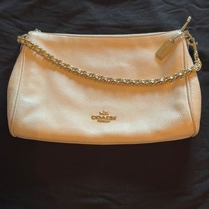 Coach Crossbody White Leather